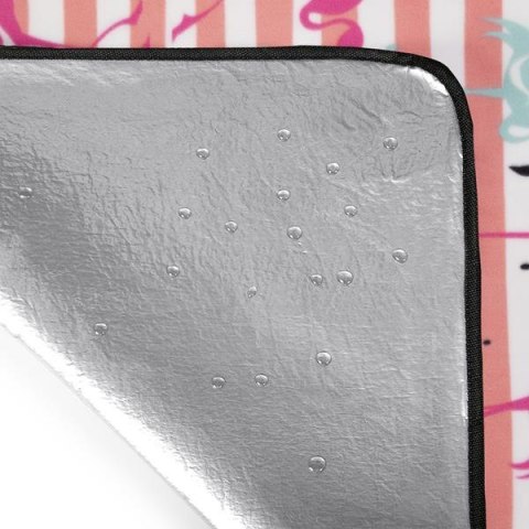 NC2313 FLAMINGI KOC PIKNIKOWY 200×200CM PE + ALU NILS CAMP