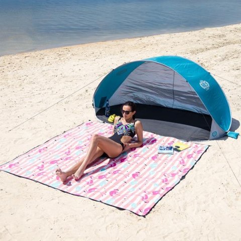 NC2313 FLAMINGI KOC PIKNIKOWY 200×200CM PE + ALU NILS CAMP