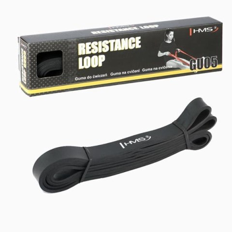 GUMA OPOROWA DO ĆWICZEŃ HMS GU05 BLACK 22 X 4.5 X 2080 MM