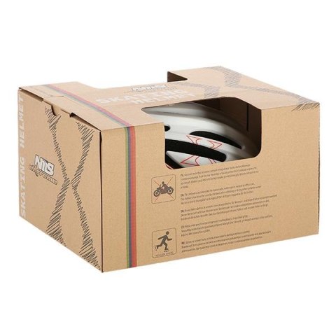 MTW24 BIAŁO-CZERWONY ROZM. L (58-61 CM) KASK NILS EXTREME