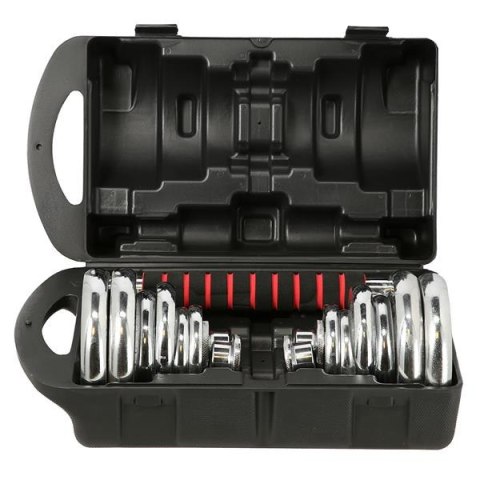 STC21 SZTANGIELKI/SZTANGA WALIZCE CHROM 2X10KG HMS