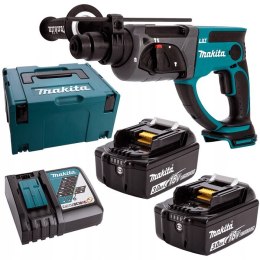 MŁOT UDAROWY OBROTOWY AKUMULATOROWY 18V 2*3.0 AH MAKITA DHR202RFJ