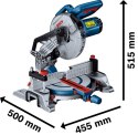 BOSCH 601B33000 UKOŚNICA 1300W GCM 216 WSKAŹNIK LASEROWY 1300w 4800 OBR 216*30MM
