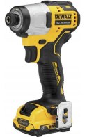 DEWALT ZESTAW ELEKTRONARZĘDZI WKRĘTARKA DCD701 ZAKR UDAROWA DCF801 2*3.0 AH