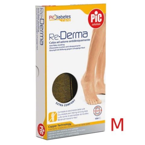 PIC Solution Re-Derma Męskie M Podkolanówki męskie dla diabetyków