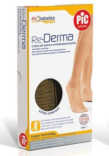 PIC Solution Re-Derma Męskie M Podkolanówki męskie dla diabetyków
