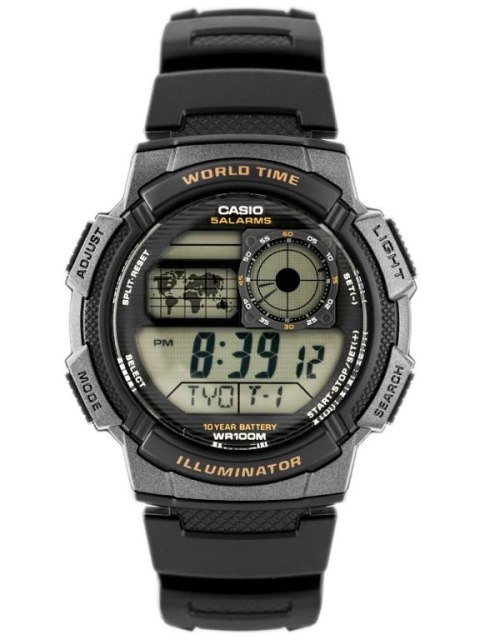 ZEGAREK MĘSKI CASIO AE-1000W 1AV (ZD073A) - WORLD TIME