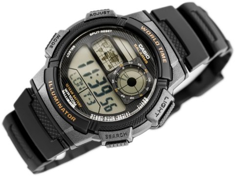 ZEGAREK MĘSKI CASIO AE-1000W 1AV (ZD073A) - WORLD TIME