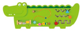 VIGA 50469 SENSORYCZNA TABLICA MANIPULACYJNA - KROKODYL