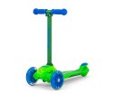 LEKKA HULAJNOGA TRÓJKOŁOWA SCOOTER ZAPP GREEN OPCJA BALANSU ŚWIECĄCE KOŁA