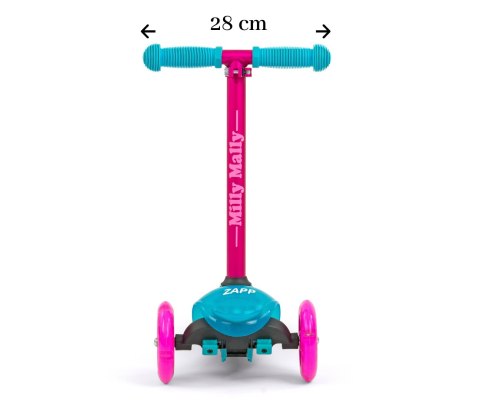 LEKKA HULAJNOGA TRÓJKOŁOWA SCOOTER ZAPP GREEN OPCJA BALANSU ŚWIECĄCE KOŁA