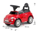 JEŹDZIK AUTO DLA DZIECI FIAT 500 DŹWIĘKI SCHOWEK CZERWONY