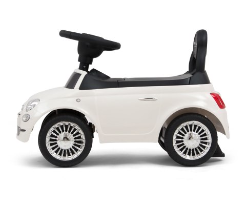 JEŹDZIK AUTO DLA DZIECI FIAT 500 DŹWIĘKI SCHOWEK CZERWONY