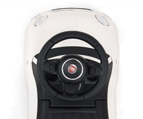 JEŹDZIK AUTO DLA DZIECI FIAT 500 DŹWIĘKI SCHOWEK CZERWONY