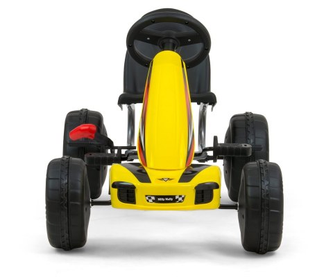 Gokart na Pedały Piankowe koła Hamulec ręczny Viper 87cm Lekki Mocny dla Dzieci PINK