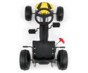 Gokart na Pedały Piankowe koła Hamulec ręczny Viper 87cm Lekki Mocny dla Dzieci Yellow