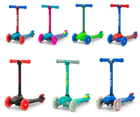 LEKKA HULAJNOGA TRÓJKOŁOWA SCOOTER ZAPP GREY OPCJA BALANSU ŚWIECĄCE KOŁA