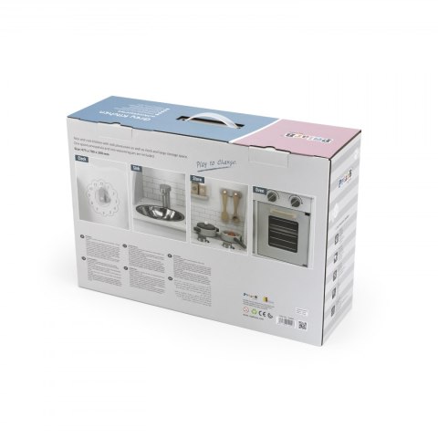 VIGA DREWNIANA KUCHNIA Z AKCESORIAMI ECO GRAY