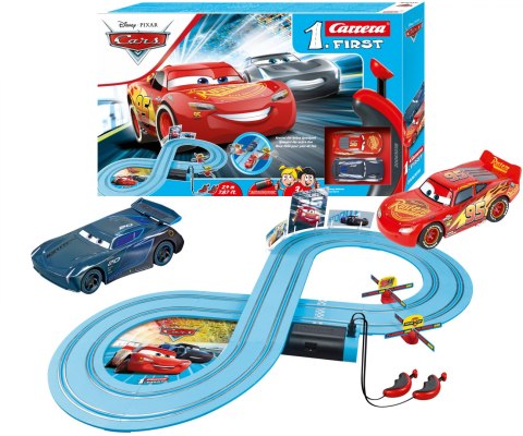 Elektryczny Tor Wyścigowy Samochodowy 2,4m Carrera First Auta Cars