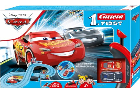 Elektryczny Tor Wyścigowy Samochodowy 2,4m Carrera First Auta Cars
