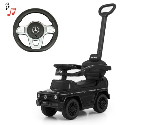 Jeździk dla Dzieci Auto Mercedes + Rączka, Klakson, Schowek G350D BLACK
