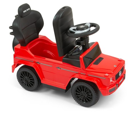 Jeździk dla Dzieci Auto Mercedes + Rączka, Klakson, Schowek G350D BLACK