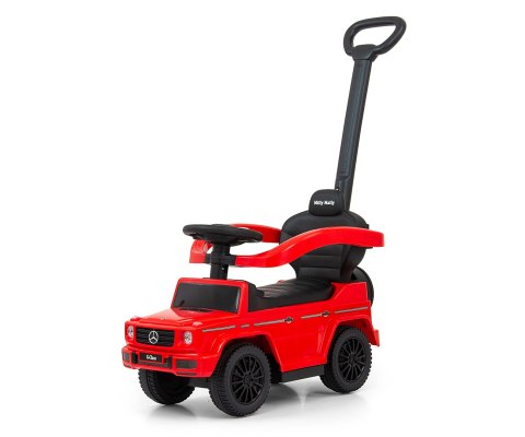Jeździk dla Dzieci Auto Mercedes + Rączka, Klakson, Schowek G350D RED