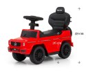 Jeździk dla Dzieci Auto Mercedes + Rączka, Klakson, Schowek G350D RED