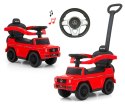 Jeździk dla Dzieci Auto Mercedes + Rączka, Klakson, Schowek G350D RED