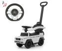 Jeździk dla Dzieci Auto Mercedes + Rączka, Klakson, Schowek G350D WHITE