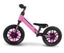 Rowerek Biegowy Dla Dzieci Świecący LED Spark Pink Qplay Gumowe opony