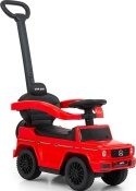 Jeździk dla Dzieci Auto Mercedes + Rączka, Klakson, Schowek G350D RED