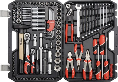 YATO YT-38901 ZESTAW NARZĘDZIOWY XXL 1/2'' 122 CZĘŚCI YATO