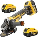 SZLIFIERKA KĄTOWA AKUMULATOROWA DEWALT DCG405P3 125 MM XR 3*5,0AH
