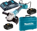 SZLIFIERKA KĄTOWA AKUMULATOROWA MAKITA DGA900PT2 230MM 2*18V 2*5.0AH