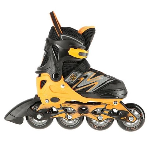NA11010 CZARNO-POMARAŃCZOWY ROZM. L (39-42) ŁYŻWOROLKI NILS EXTREME