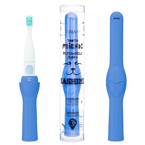 SZCZOTECZKA SONICZNA DLA DZIECI 3+ VITAMMY TOOTH FRIENDS DARK BLUE SASHIMI
