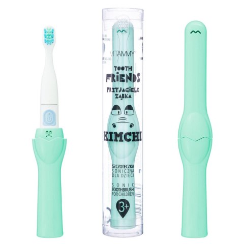 SZCZOTECZKA SONICZNA DLA DZIECI 3+ VITAMMY TOOTH FRIENDS GREEN KIMCHI