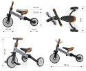 ROWEREK TRÓJKOŁOWY BIEGOWY Z PEDAŁAMI 3W1 OPTIMUS GREY PIANKOWE KOŁA 12m+