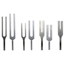 Riester Stroik bez ciężarków-5167 Stroik C-2 512 Hz aluminiowy Stroik laryngologiczny bez ciężarków