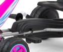 Gokart na Pedały Piankowe koła Hamulec ręczny Viper 87cm Lekki Mocny dla Dzieci PINK