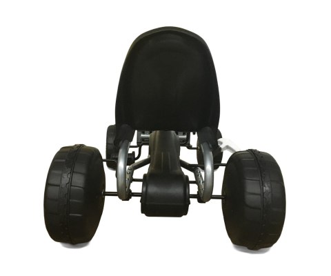Gokart na Pedały Piankowe koła Hamulec ręczny Viper 87cm Lekki Mocny dla Dzieci WHITE