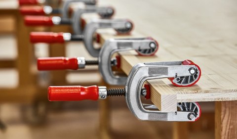 BESSEY ŚCISK STOLARSKI KRAWĘDZIOWY DOCZOŁOWY 'KANTENFIX'110MM
