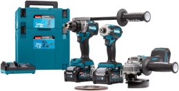 MAKITA ZESTAW ELEKTRONARZĘDZI 40V XGT DF001G TD001G GA005G 2*4.0AH MAKPAC