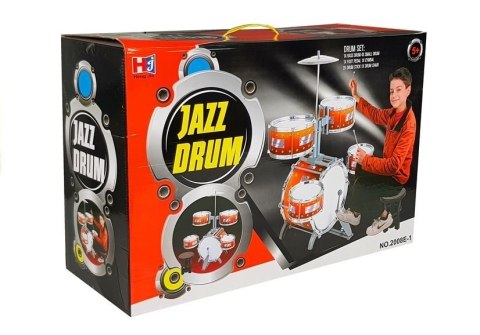 DUŻA PERKUSJA 5 BĘBNÓW TALERZ INSTRUMENT DZIECIĘCY