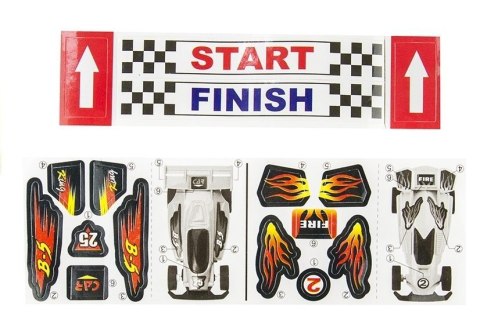 TOR SAMOCHODOWY TRACK RACING DWA AUTA 565 CM