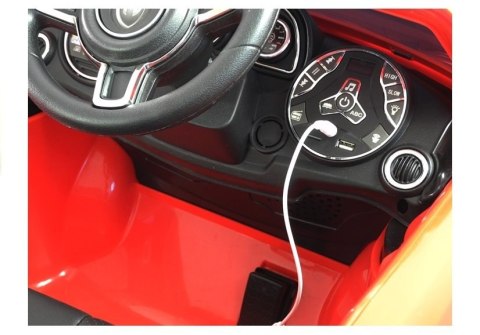 AUTO NA AKUMULATOR MP3 SKÓRA PILOT EVA HL1538 CZERWONE