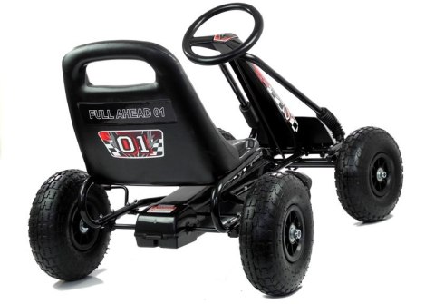 GOKART CZARNY A-15 POMPOWANE KOŁA