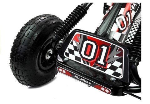 GOKART CZARNY A-15 POMPOWANE KOŁA
