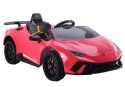 AUTO NA AKUMULATOR SKÓRA PILOT EVA LAMBORGHINI HURACAN CZERWONE